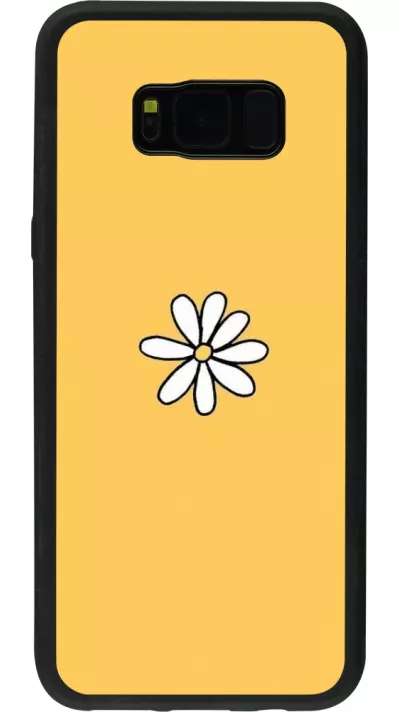 Coque Samsung Galaxy S8+ - Silicone rigide noir Easter 2023 daisy