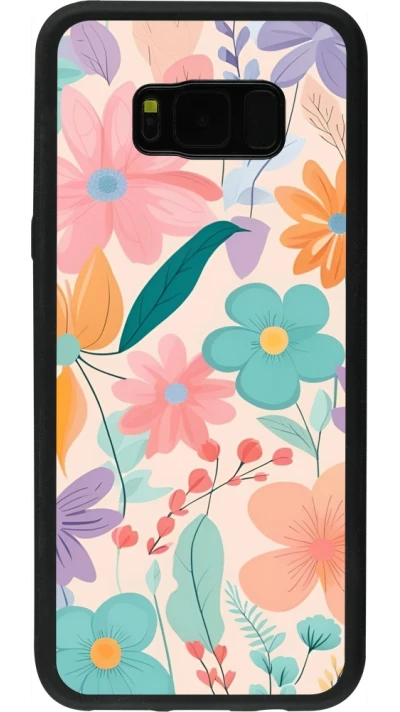 Coque Samsung Galaxy S8+ - Silicone rigide noir Easter 2024 spring flowers