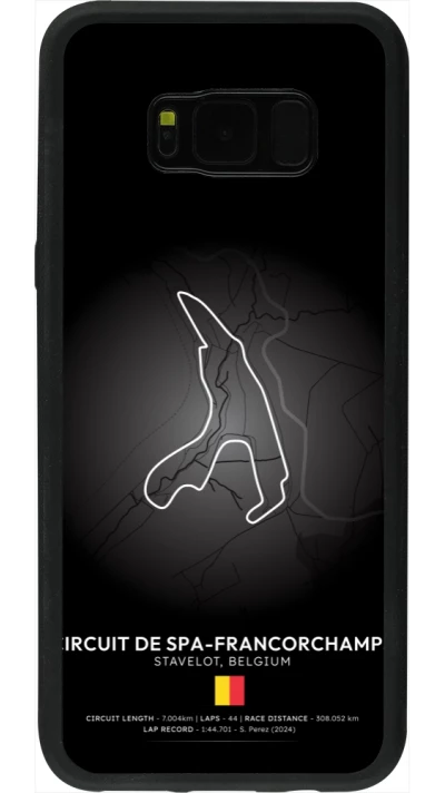 Coque Samsung Galaxy S8+ - Silicone rigide noir F1 Track 2025 Belgium