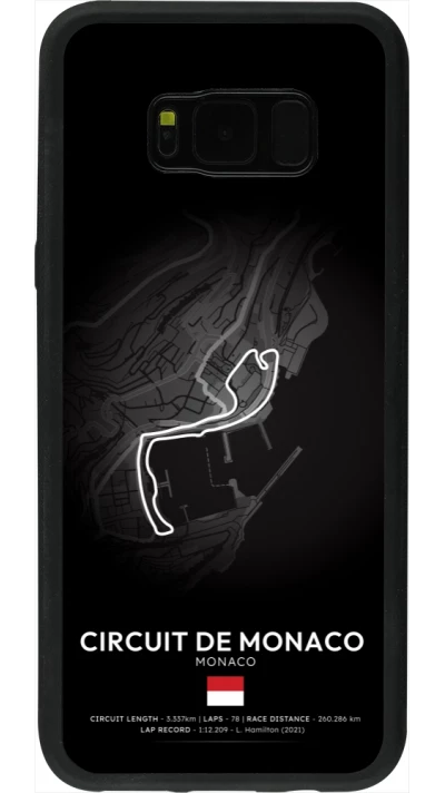Coque Samsung Galaxy S8+ - Silicone rigide noir F1 Track 2025 Monaco