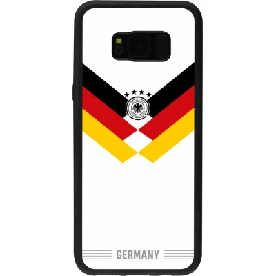 Samsung Galaxy S8+ Case Hülle - Silikon schwarz Deutschland 2026 personalisierbares Fussballtrikot