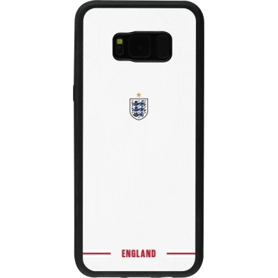 Samsung Galaxy S8+ Case Hülle - Silikon schwarz England 2026 personalisierbares Fussballtrikot