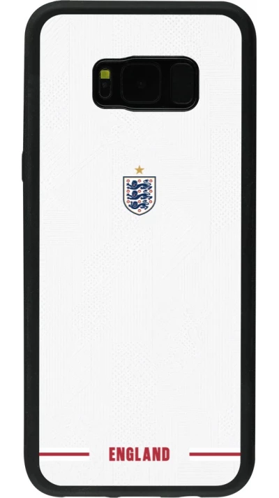 Coque Samsung Galaxy S8+ - Silicone rigide noir Maillot de football Angleterre 2026 personnalisable