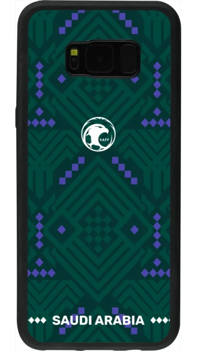 Samsung Galaxy S8+ Case Hülle - Silikon schwarz Saudi Arabien 2026 personalisierbares Fussballtrikot