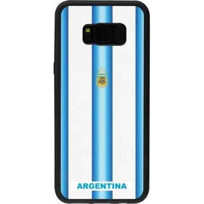 Samsung Galaxy S8+ Case Hülle - Silikon schwarz Argentinien 2026 personalisierbares Fussballtrikot