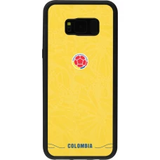 Samsung Galaxy S8+ Case Hülle - Silikon schwarz Kolumbien 2026 personalisierbares Fussballtrikot