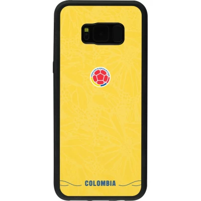 Samsung Galaxy S8+ Case Hülle - Silikon schwarz Kolumbien 2026 personalisierbares Fussballtrikot
