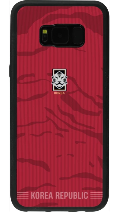 Samsung Galaxy S8+ Case Hülle - Silikon schwarz Südkorea 2026 personalisierbares Fussballtrikot