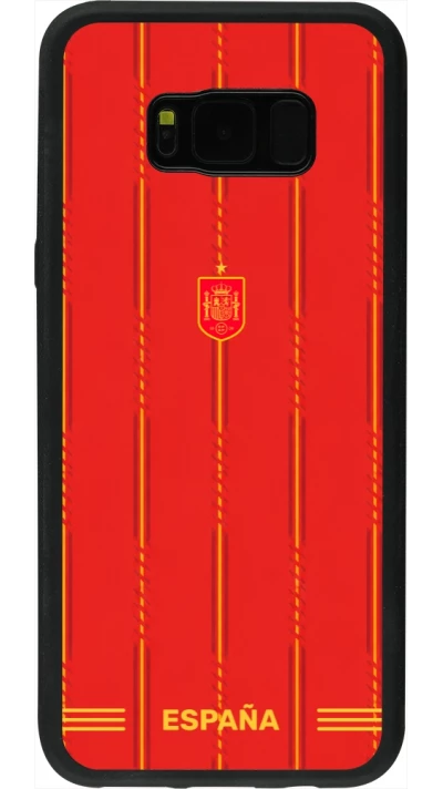 Samsung Galaxy S8+ Case Hülle - Silikon schwarz Spanien 2026 personalisierbares Fussballtrikot