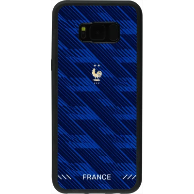 Samsung Galaxy S8+ Case Hülle - Silikon schwarz Frankreich 2026 personalisierbares Fussballtrikot