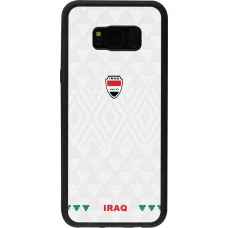 Samsung Galaxy S8+ Case Hülle - Silikon schwarz Irak 2026 personalisierbares Fussballtrikot