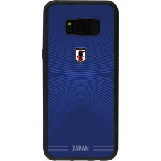 Samsung Galaxy S8+ Case Hülle - Silikon schwarz Japan 2026 personalisierbares Fussballtrikot