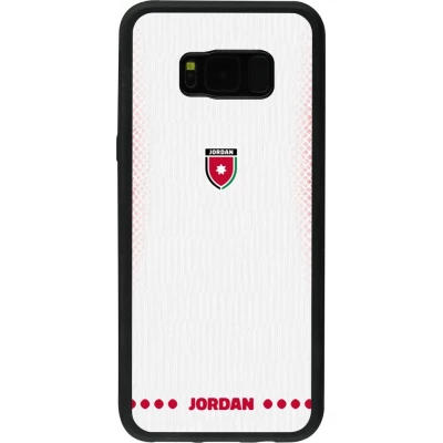 Samsung Galaxy S8+ Case Hülle - Silikon schwarz Jordanien 2026 personalisierbares Fussballtrikot