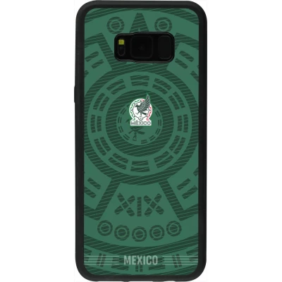 Coque Samsung Galaxy S8+ - Silicone rigide noir Maillot de football Mexique 2026 personnalisable