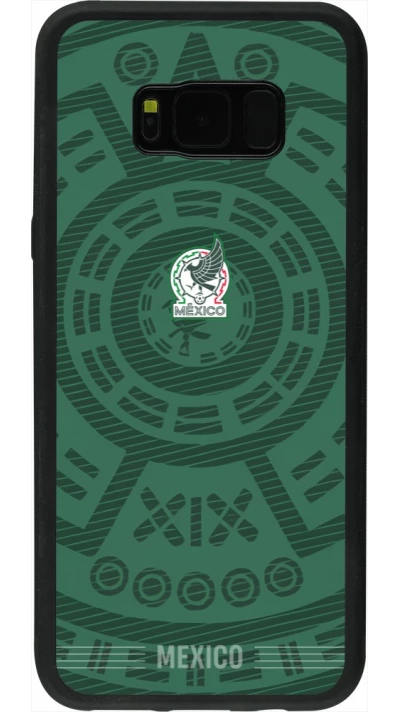 Coque Samsung Galaxy S8+ - Silicone rigide noir Maillot de football Mexique 2026 personnalisable