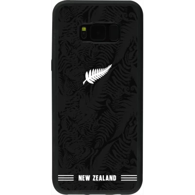 Samsung Galaxy S8+ Case Hülle - Silikon schwarz Neuseeland 2026 personalisierbares Fussballtrikot