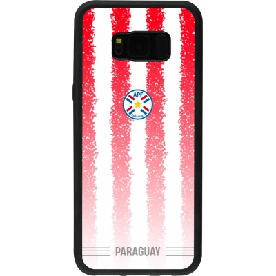Samsung Galaxy S8+ Case Hülle - Silikon schwarz Paraguay 2026 personalisierbares Fussballtrikot