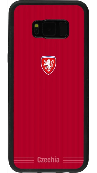 Samsung Galaxy S8+ Case Hülle - Silikon schwarz Tschechische Republik 2026 personalisierbares Fussballtrikot