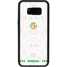 Samsung Galaxy S8+ Case Hülle - Silikon schwarz Senegal 2026 personalisierbares Fussballtrikot