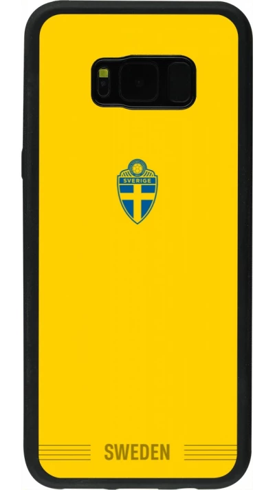 Samsung Galaxy S8+ Case Hülle - Silikon schwarz Schweden 2026 personalisierbares Fussballtrikot