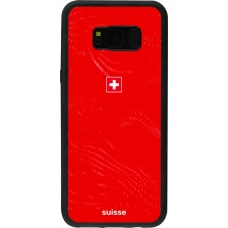 Samsung Galaxy S8+ Case Hülle - Silikon schwarz Schweiz 2026 personalisierbares Fussballtrikot
