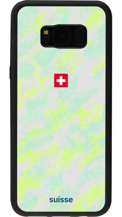 Samsung Galaxy S8+ Case Hülle - Silikon schwarz Schweiz Away 2026 personalisierbares Fussballtrikot