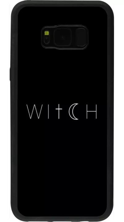 Coque Samsung Galaxy S8+ - Silicone rigide noir Halloween 22 witch word