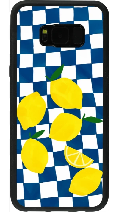 Coque Samsung Galaxy S8+ - Silicone rigide noir Illustration lemons 2026
