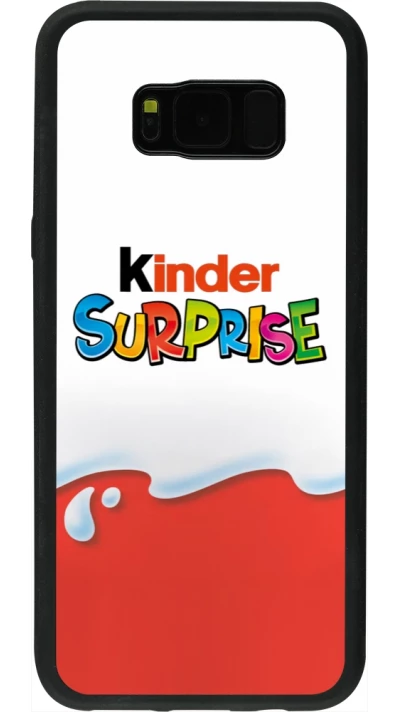 Coque Samsung Galaxy S8+ - Silicone rigide noir Kinder Surprise