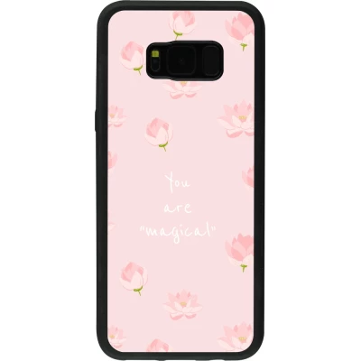Samsung Galaxy S8+ Case Hülle - Silikon schwarz Mom 2023 your are magical