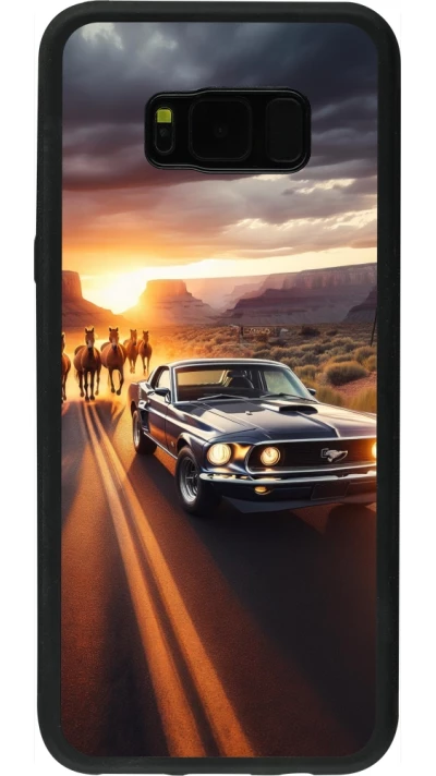 Coque Samsung Galaxy S8+ - Silicone rigide noir Mustang 69 Grand Canyon
