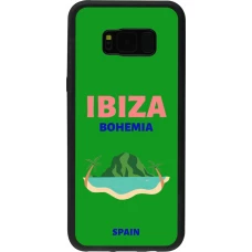 Samsung Galaxy S8+ Case Hülle - Silikon schwarz Pop Summer Destination Ibiza
