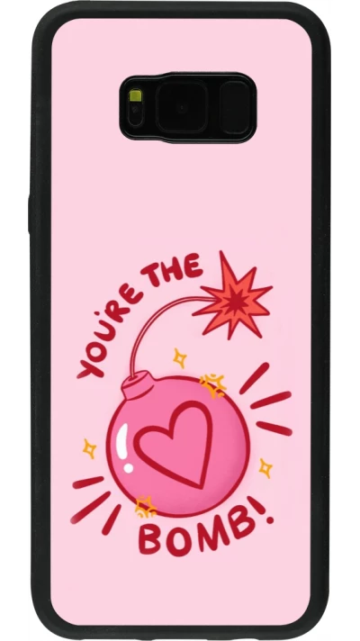 Samsung Galaxy S8+ Case Hülle - Silikon schwarz Saint Valentines Day 26 You are the bomb