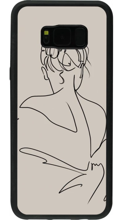 Coque Samsung Galaxy S8+ - Silicone rigide noir Salnikova 05