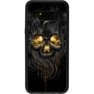 Coque Samsung Galaxy S8+ - Silicone rigide noir Skull 02