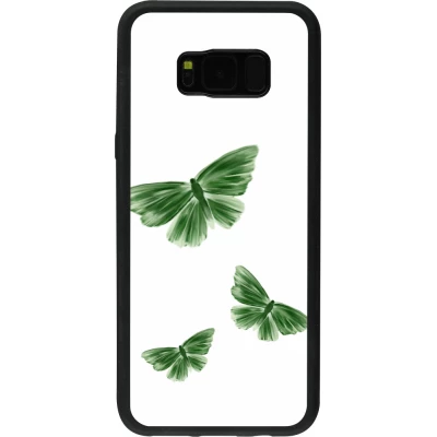 Samsung Galaxy S8+ Case Hülle - Silikon schwarz Butterflies Spring 2026