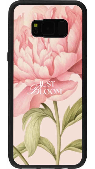 Coque Samsung Galaxy S8+ - Silicone rigide noir Just Bloom Spring 2026