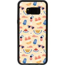Coque Samsung Galaxy S8+ - Silicone rigide noir Pattern Summer 2026