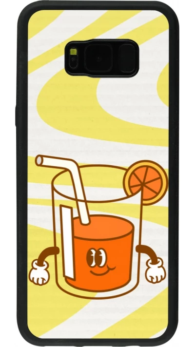 Coque Samsung Galaxy S8+ - Silicone rigide noir Summer drink 2026