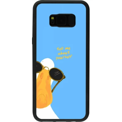 Coque Samsung Galaxy S8+ - Silicone rigide noir Tell me about yourself Summer 2026