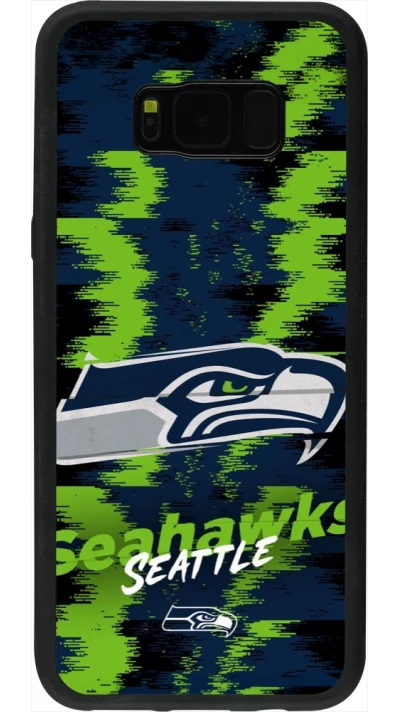Coque Samsung Galaxy S8+ - Silicone rigide noir Super Bowl 26 Seattle 2