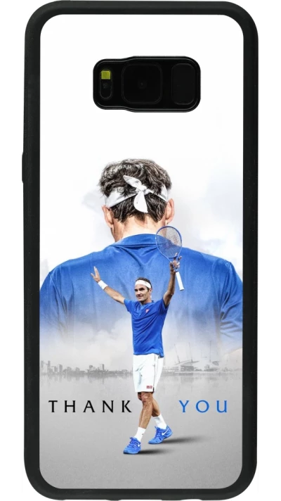 Coque Samsung Galaxy S8+ - Silicone rigide noir Thank you Roger