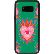 Coque Samsung Galaxy S8+ - Silicone rigide noir Viva la vida 2026