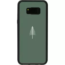 Samsung Galaxy S8+ Case Hülle - Silikon schwarz Christmas 22 minimalist tree