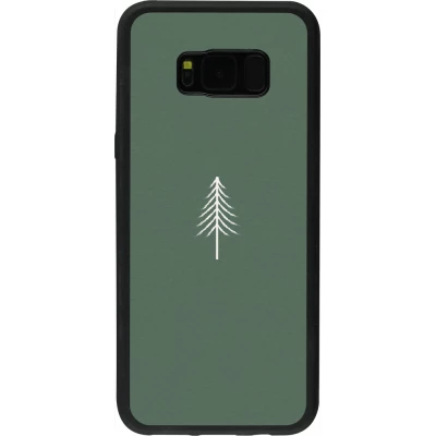 Samsung Galaxy S8+ Case Hülle - Silikon schwarz Christmas 22 minimalist tree