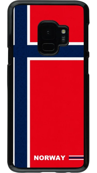 Samsung Galaxy S9 Case Hülle - Norwegen 2026 personalisierbares Fussballtrikot