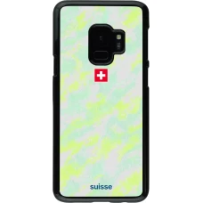 Samsung Galaxy S9 Case Hülle - Schweiz Away 2026 personalisierbares Fussballtrikot