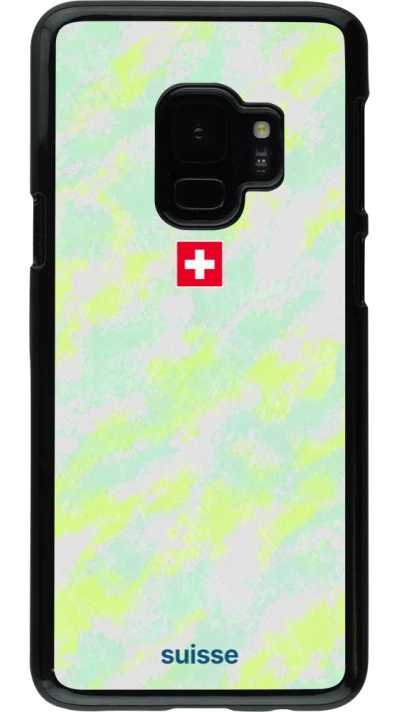 Samsung Galaxy S9 Case Hülle - Schweiz Away 2026 personalisierbares Fussballtrikot