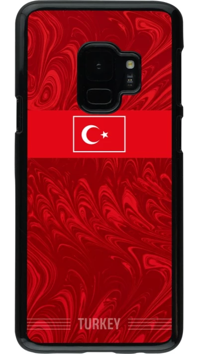 Samsung Galaxy S9 Case Hülle - Türkei 2026 personalisierbares Fussballtrikot