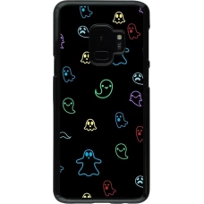 Samsung Galaxy S9 Case Hülle - Halloween 2024 colorful ghosts